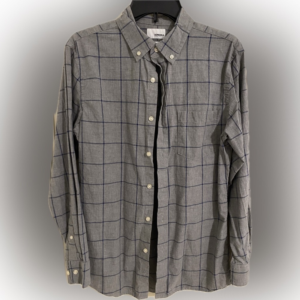 Grey Collared Shirt (S)